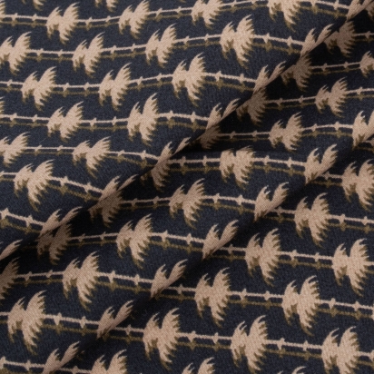 Liberty Beige Palm Pocket Square