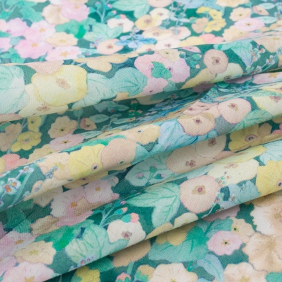 Liberty Holly Green Pocket Square 2