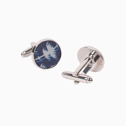 Boutons de manchette Liberty Palm marine