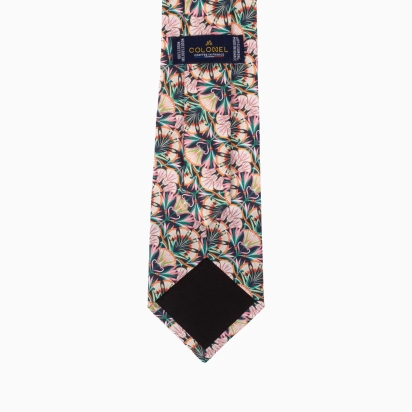Cravate Liberty Lotus lagon