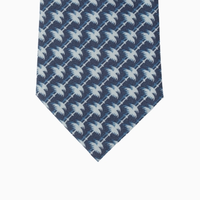 Cravate Liberty Palm marine