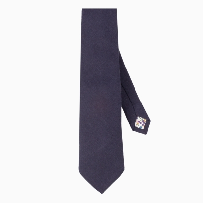 Sapphire Linen Tie