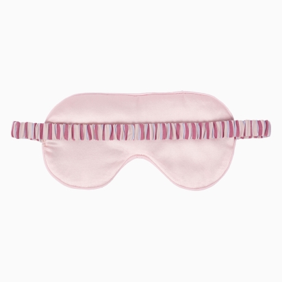 Masque de nuit Rayures rose