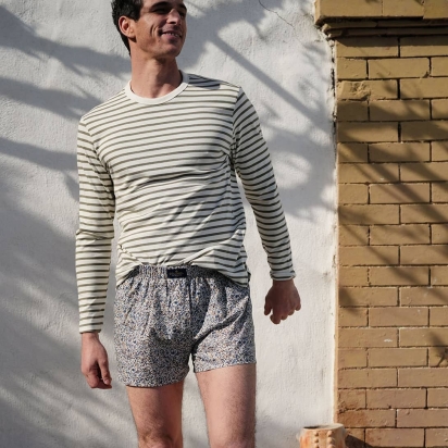 Liberty Blue Sea Salt Boxer Shorts 2