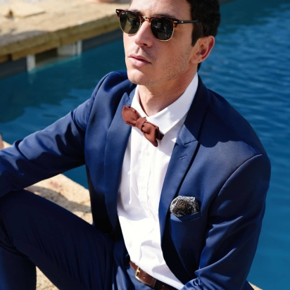 Liberty Peacock Pocket Square