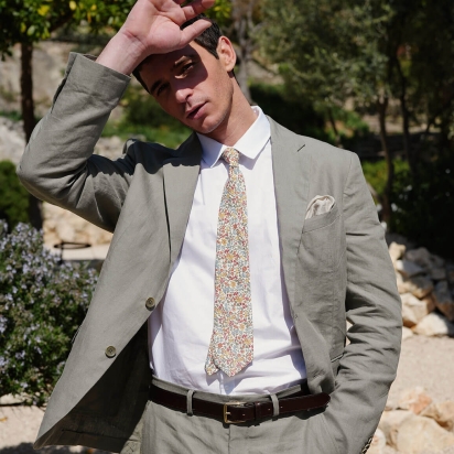 Liberty Saffron Ava Tie