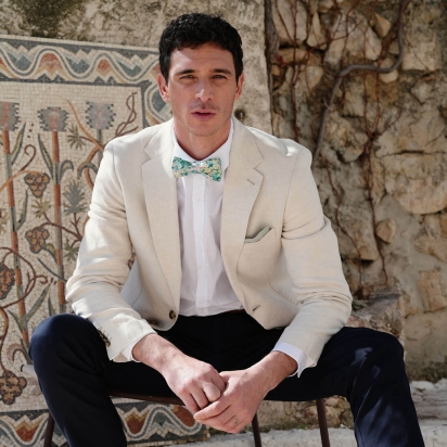 Liberty Green Holly Bow Tie 2