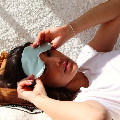 Mint Silk Sleep Mask 2