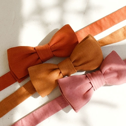 Seersucker Canyon Bow Tie 2