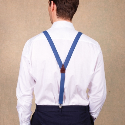 Texan blue Skinny braces