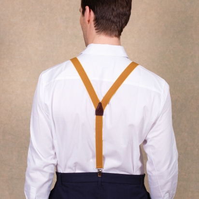 Turmeric yellow Skinny braces