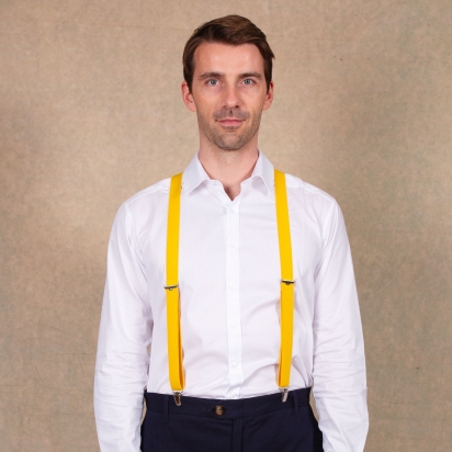 Bretelles Fines jaune tournesol 2