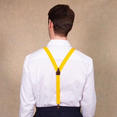 Sunflower yellow Skinny braces