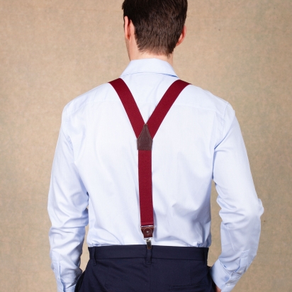 Bretelles Larges Héritage bordeaux...