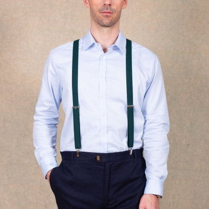 Forest Green Skinny braces 2