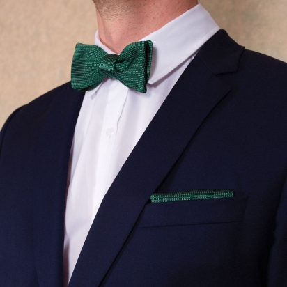 Fir green Fiorenza Silk Bow Tie