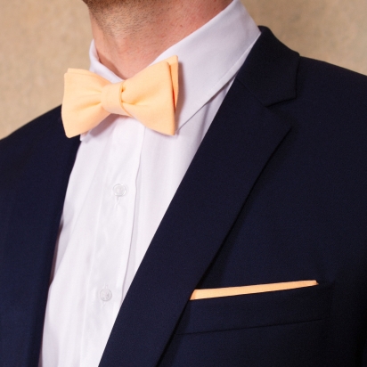 Nude Orange Pocket Square 2