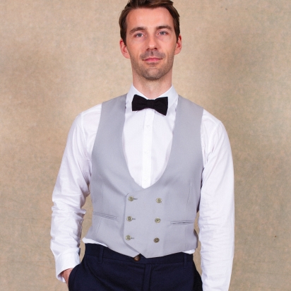 Black Cotton Bow Tie