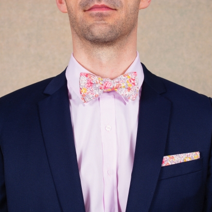 Liberty Pink Claire Aude Bow Tie 2