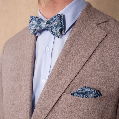 Liberty Blue Lee Manor Bow Tie