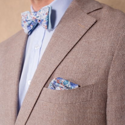 Liberty Blue Claire Aude Pocket Square