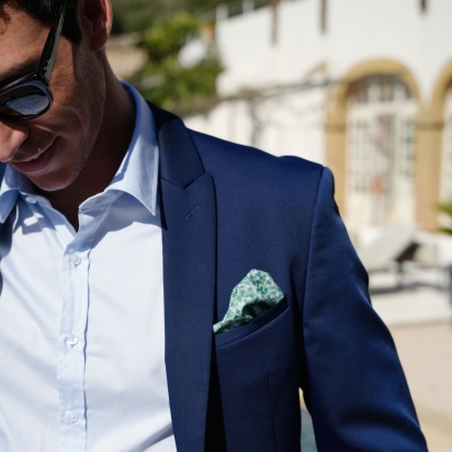 Liberty Green Lucky Pocket Square 2