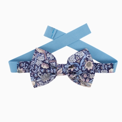 Liberty Blue Persian Strawberry Kid Bow Tie 2