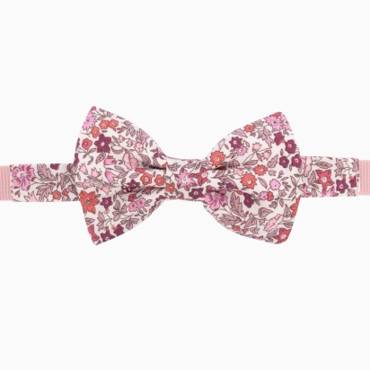 Liberty Burgundy Pink Ava Kid Bow Tie