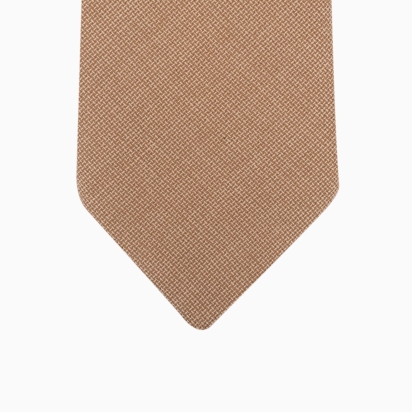 Latte Italian Wool Tie