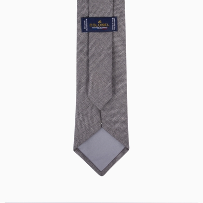 Cravate Laine Italienne gris