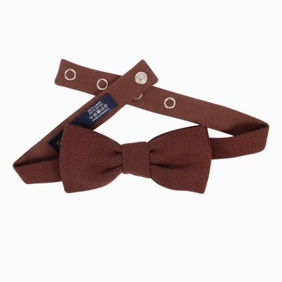 Noeud papillon Laine Italienne moka