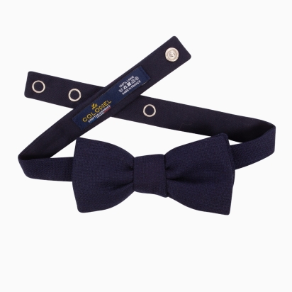 Noeud papillon Laine Italienne bleu...