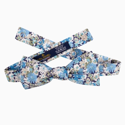 Noeud papillon Liberty Libby bleu 2