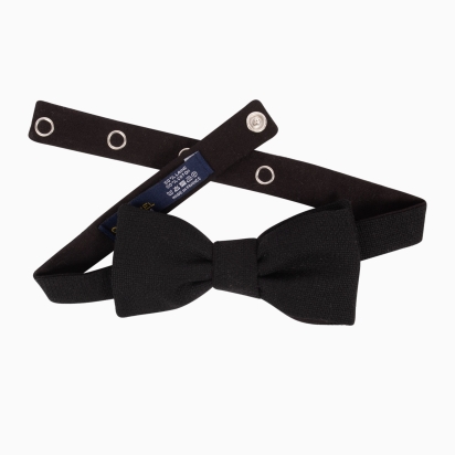 Noeud papillon Laine Italienne noir