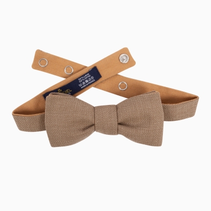 Noeud papillon Laine Italienne latte