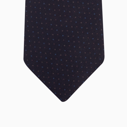 Navy Polka Dots Tie