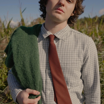 Moka Italian Wool Tie