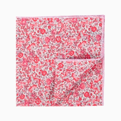 Liberty Raspberry Pink Emma Pocket Square