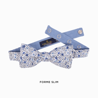Press button Bow Tie - Cotton, Linen...