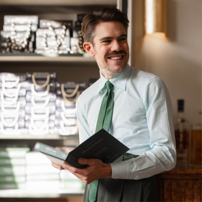 Forest Green Fiorenza Silk Tie