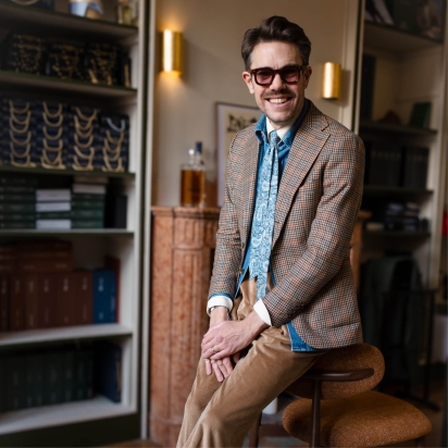 Liberty Blue Lee Manor Tie