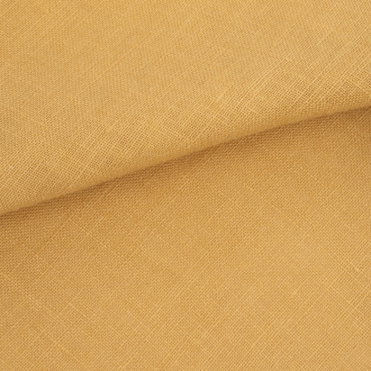 Mustard Linen Pocket Square