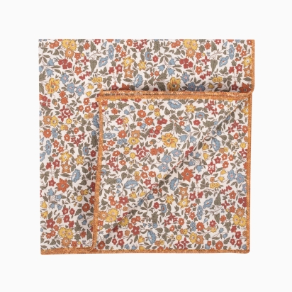 Pochette de costume Liberty Ava safran
