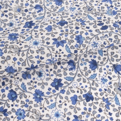 Cravate Liberty Camille bleu outremer