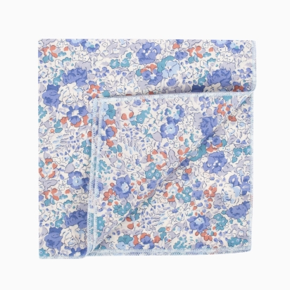 Liberty Blue Claire Aude Pocket Square