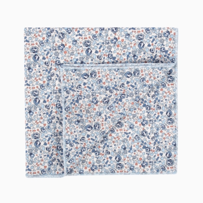 Pochette de costume Liberty Eloise bleu ciel
