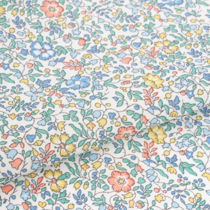 Liberty Sage green / apricot Katie & Millie Bow Tie