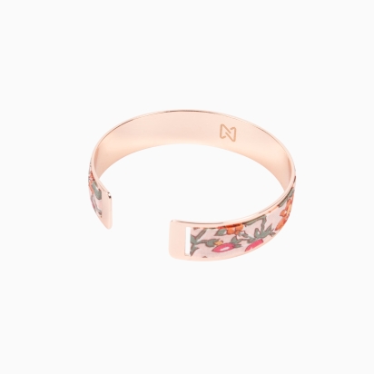 Liberty Pink Babingdon Silk Bracelet - Rose gold 2