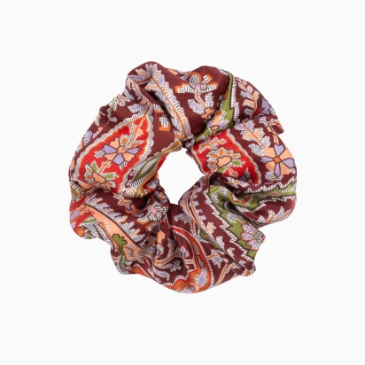 Chouchou Soie Liberty Felix rouge vigne