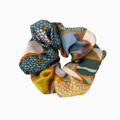 Liberty Bonsai Prospect Place Silk Scrunchie